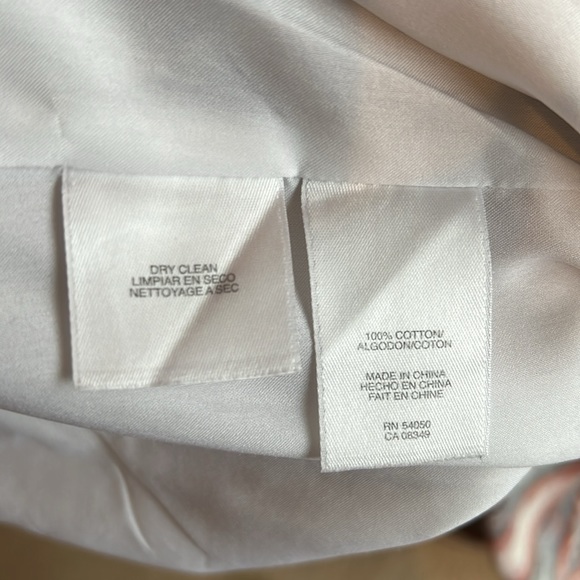 Anne Klein white & tan sleeveless career dress size 6. - Picture 9 of 9